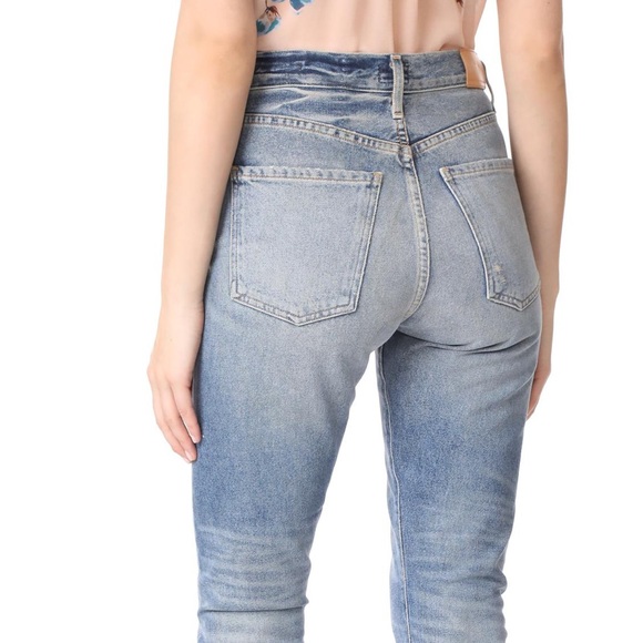 Citizens of Humanity Premium Vintage Dree Crop High Rise Slim Straight - Picture 2 of 11